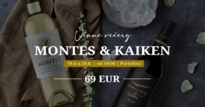 Vínne večery Montes & Kaiken v Portofine