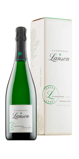 Champagne Lanson - Green Label BIO Brut v darčekovom balení