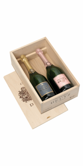 Champagne Deutz - Brut Classic & Rosé Brut v darčekovom balení